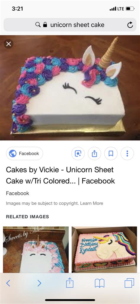 We have the recipe + loads of pictures for you. Unicorn sheet cake | Unicorn sheets, Unicorn birthday cake, Birthday sheet cakes