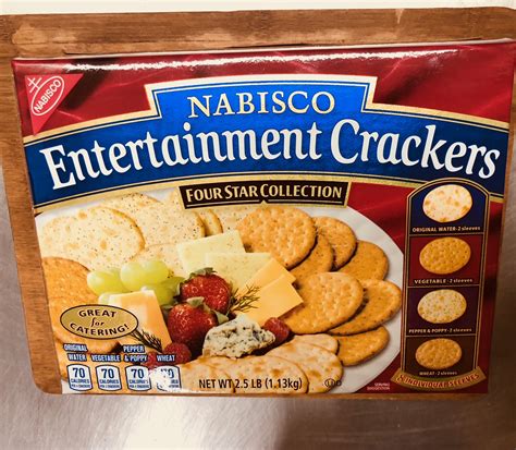 Nabisco Assorted Entertainment Crackers 2lbs 8 Sleeves Box