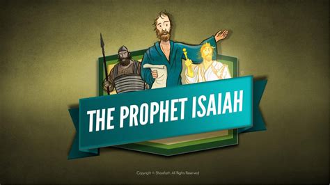 The Prophet Isaiah Kids Bible Story Sharefaith Media