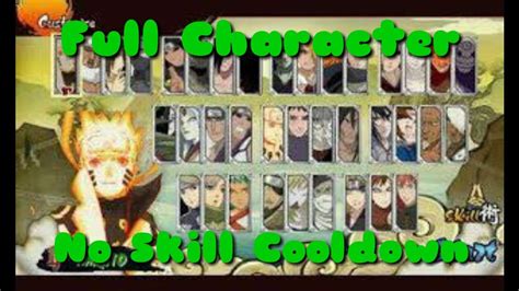 Nah daripada kamu penasaran lebih baik download dan mainkan. Naruto Senki Mod Full Character & No skill Cooldown / All In One Apk Download - YouTube