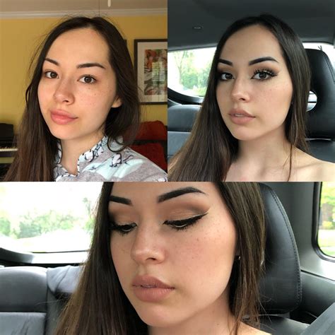Before And After Neutral Glam With Double Liner For Prom🎉 Ccw R