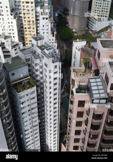 Dh Causeway Bay Hong Kong Chinese High Rise Flats Skyscraper Buildings
