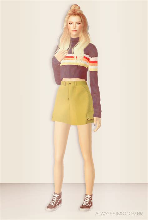 Always Sims Shunga Urban Outfitters Cargo Mini Skirt 4t2 Af