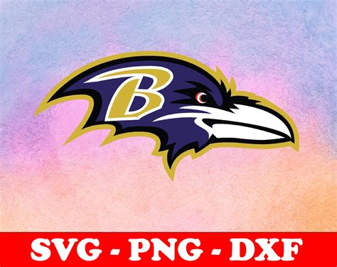 Baltimore Ravens Logo Svg Png Dxf Nfl Football Logo Svg Etsy