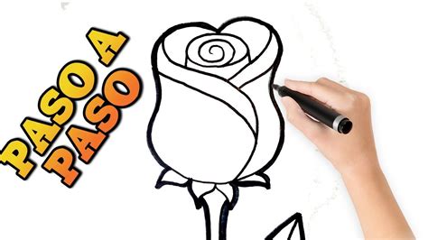 Como Dibujar Una Rosa Paso A Paso How To Draw Rosa Step By Step