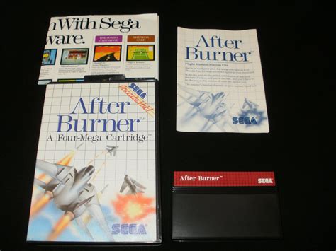 After Burner Sega Master System Complete Cib