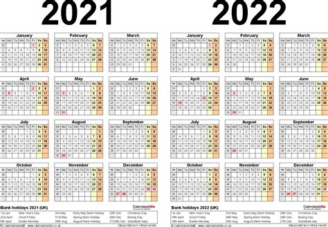Free Printable Calendar 2021 And 2022 Calendar Printables Free Blank