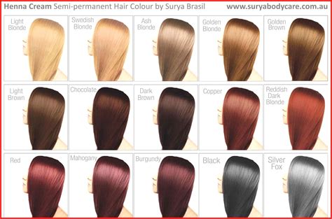 Semi Permanent Excellence Loreal Hair Color Chart Fons