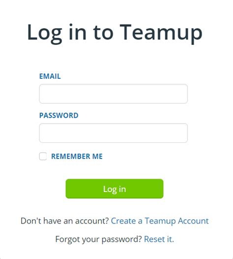 How To Use A Teamup User Account
