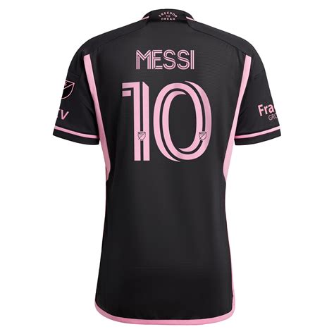 Lionel Messi Inter Miami Cf Adidas 2023 La Noche Authentic Jersey Black