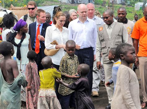 Angelina Jolie Visits Congo Rescue Camp E Online