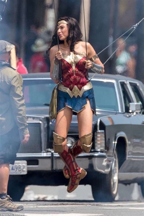 Gal Gadot Soars As Wonder Woman With Breathtaking Aerial Acrobatics At Us Capitol Thanks To