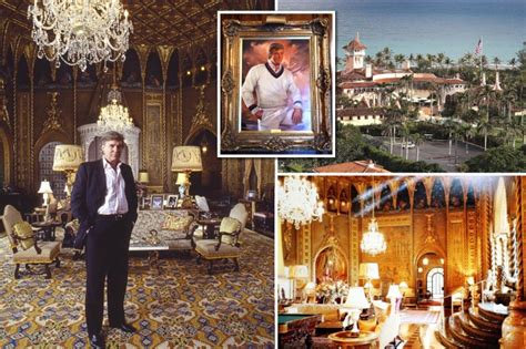 Inside Trump S Home In Mar A Lago Resort That Boasts Ballroom Covered In 7m In Gold Leaf And