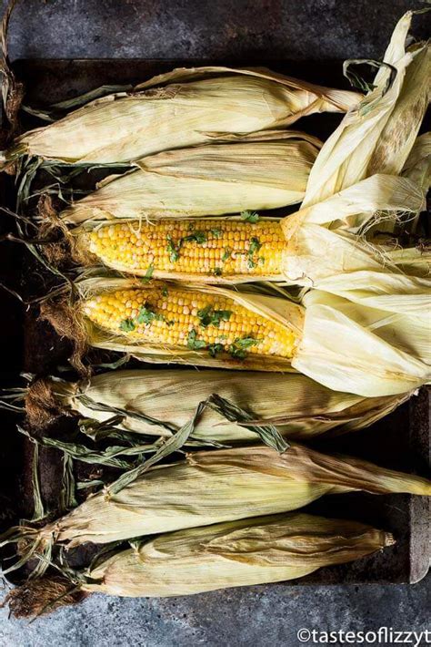 Oven Roasted Corn With Chili Butter Recipe Summer Side Dish Recipe