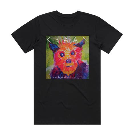 Kraan Psychedelic Man Album Cover T Shirt Black Album Cover T Shirts