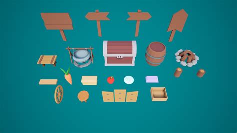 Toon Viking Village Pack In Props Ue Marketplace