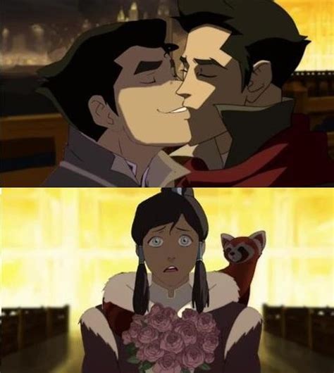 Image 308305 Crying Bolin Kissing Korra Know Your Meme