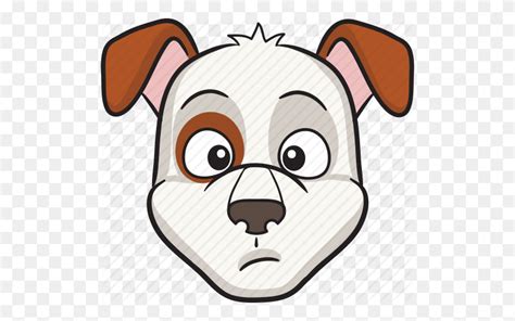 Cartoon Dog Emoji Emoticon Face Smiley Icon Dog Cartoon Png