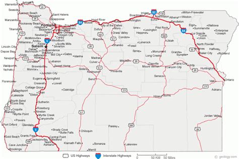 Washington State Road Map Printable Printable Map