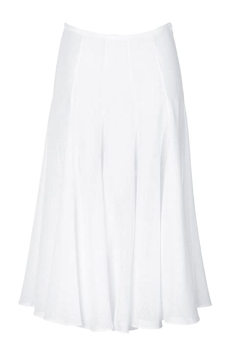 Plus Size Long White Flared Bridal Satin Skirt Elizabeths Custom Skirts