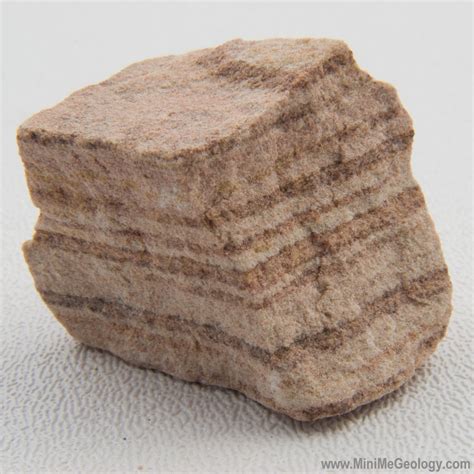Banded Sandstone Sedimentary Rock Mini Me Geology