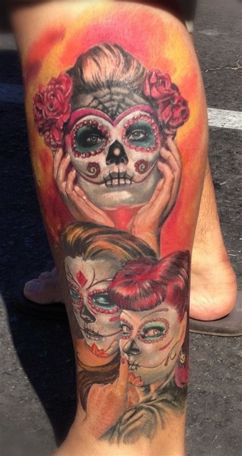 Maybe you would like to learn more about one of these? 100's of Dia De Los Muertos Tattoo Design Ideas Pictures ...