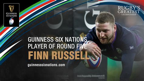 Six Nations Rugby Russell Named Guinness Six Nations Player Of The Round