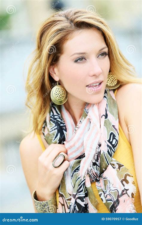 Woman Fashion Model Of Summer Season Stock Image Image Of Modern