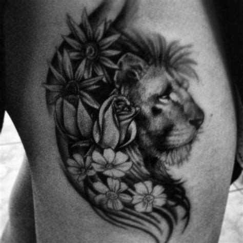 Feminine Abstract Lion Tattoo Viraltattoo
