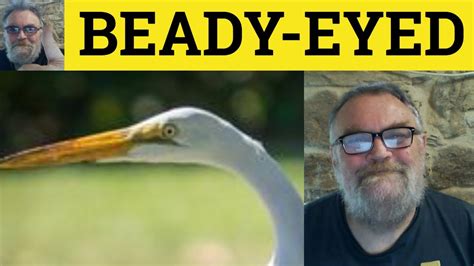 Beady Meaning Beady Eye Defined Beady Eyed Examples Idioms Beady Eye YouTube