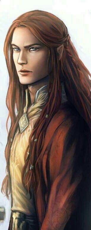 Pin By Bloempie Blender On Fingon And Maedhros Male Elf Red Hair Elf