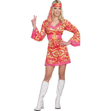 gorgeous groovin adult women s halloween costume small