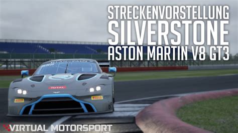 Eine Runde Auf Dem Silverstone Circuit Mit Dem Aston Martin V8 GT3