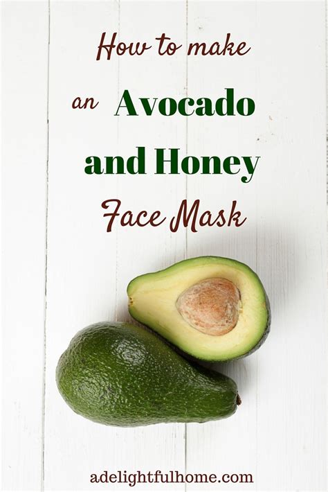 How To Make An Avocado And Honey Facial Mask A