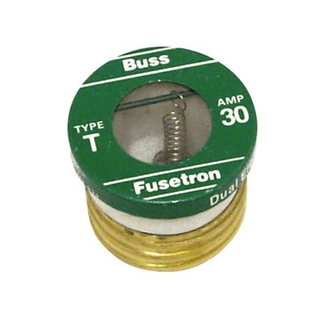 Cooper Bussmann 2 Pack 30 Amp Time Delay Plug Fuse In The Fuses
