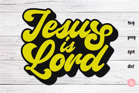 Jesus Is Lord Svg Graphic By Olicloud · Creative Fabrica