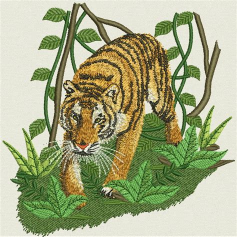 Embroidery Designs Wild Animals Iii