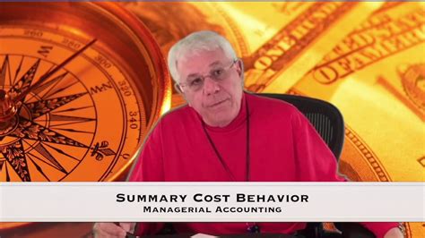 Understand how controlling costs impacts the entire business. 1 10 Summary Cost Behavior - YouTube