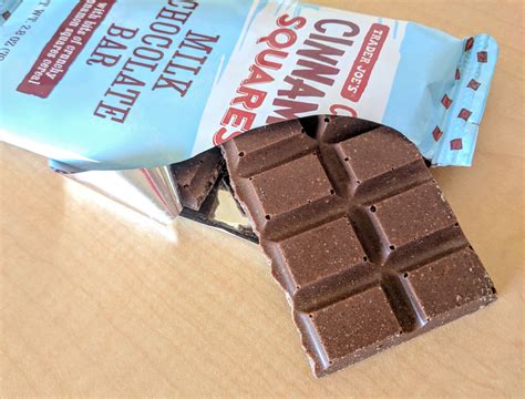 Review Trader Joes Crunchy Cinnamon Squares Cereal Milk Chocolate Bar