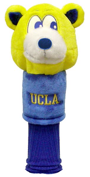 This beautifully embroidered oversized pennant is 41 x 17 and is hand crafted with vibrant wool and applique to prominently display ucla's current mascot logo/design. UCLA Mascot HC | University of California at Los Angeles