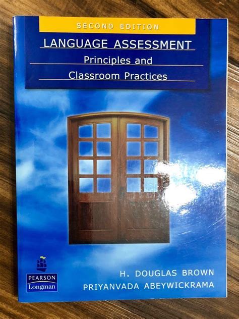 Nie Textbook Language Assessment Principles And Classroom Practices By