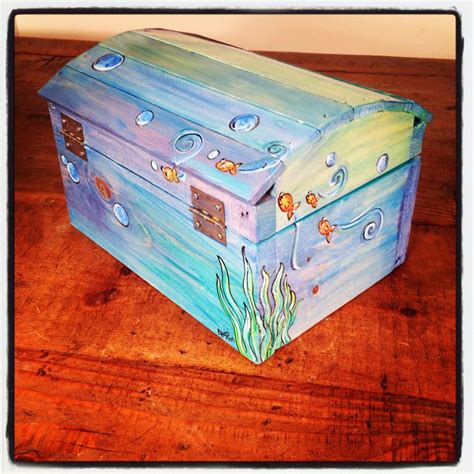 Furniture Art By Chrisi Hand Painted Treasure Chests Are Great For