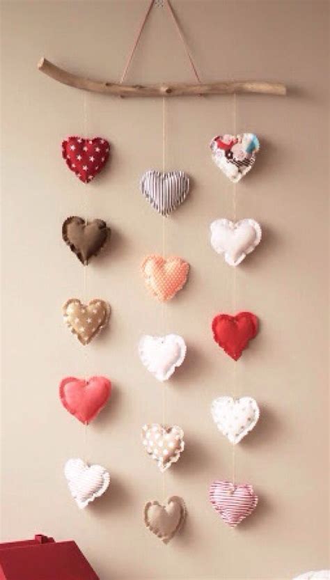 A Heart Wall Hanging In 2021 Crafts Fabric Crafts Diy Baby Stuff