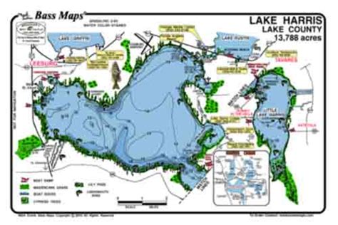 Harris Chain Of Lakes Map Topographic Map World