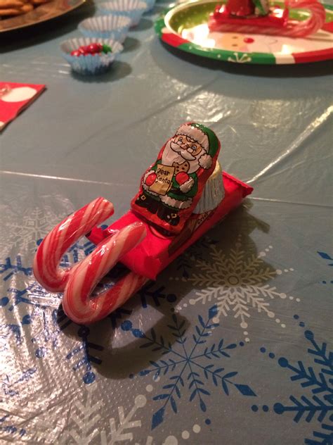 Mini Candy Sleighs Candy Sleigh Homemade Christmas Candy Cane Ts