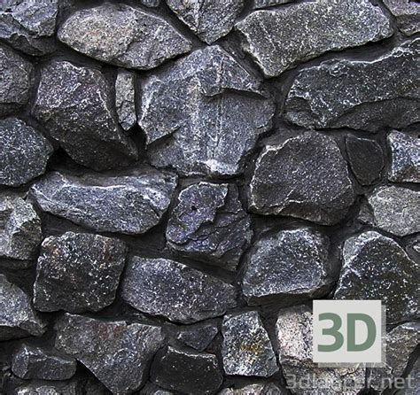Download Texture Natural Black Stone For 3d Max Number 42683 At