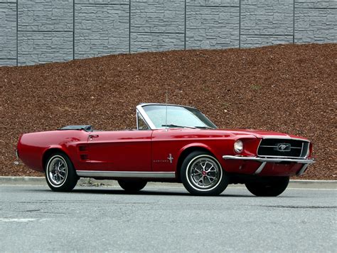 1967 Ford Mustang Convertible Muscle Classic Wallpapers Hd