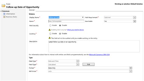 Create A Calculated Field In Dynamics 365 Customer Engagement On