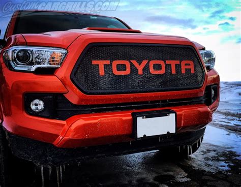 2016 2017 Toyota Tacoma Mesh Grill And Bezels By Customcargrills