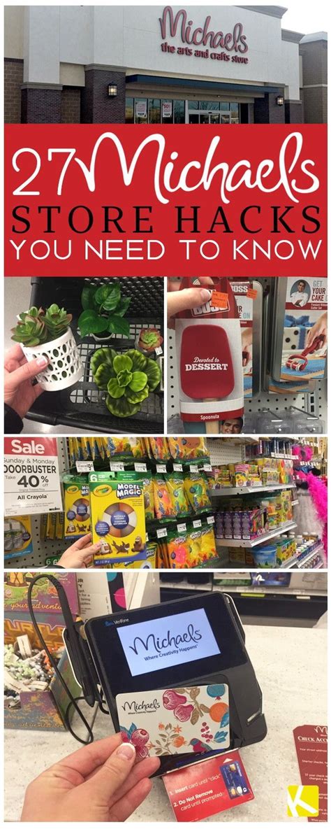 Easy Ways To Save At Michaels Craft Store Store Hacks Michaels